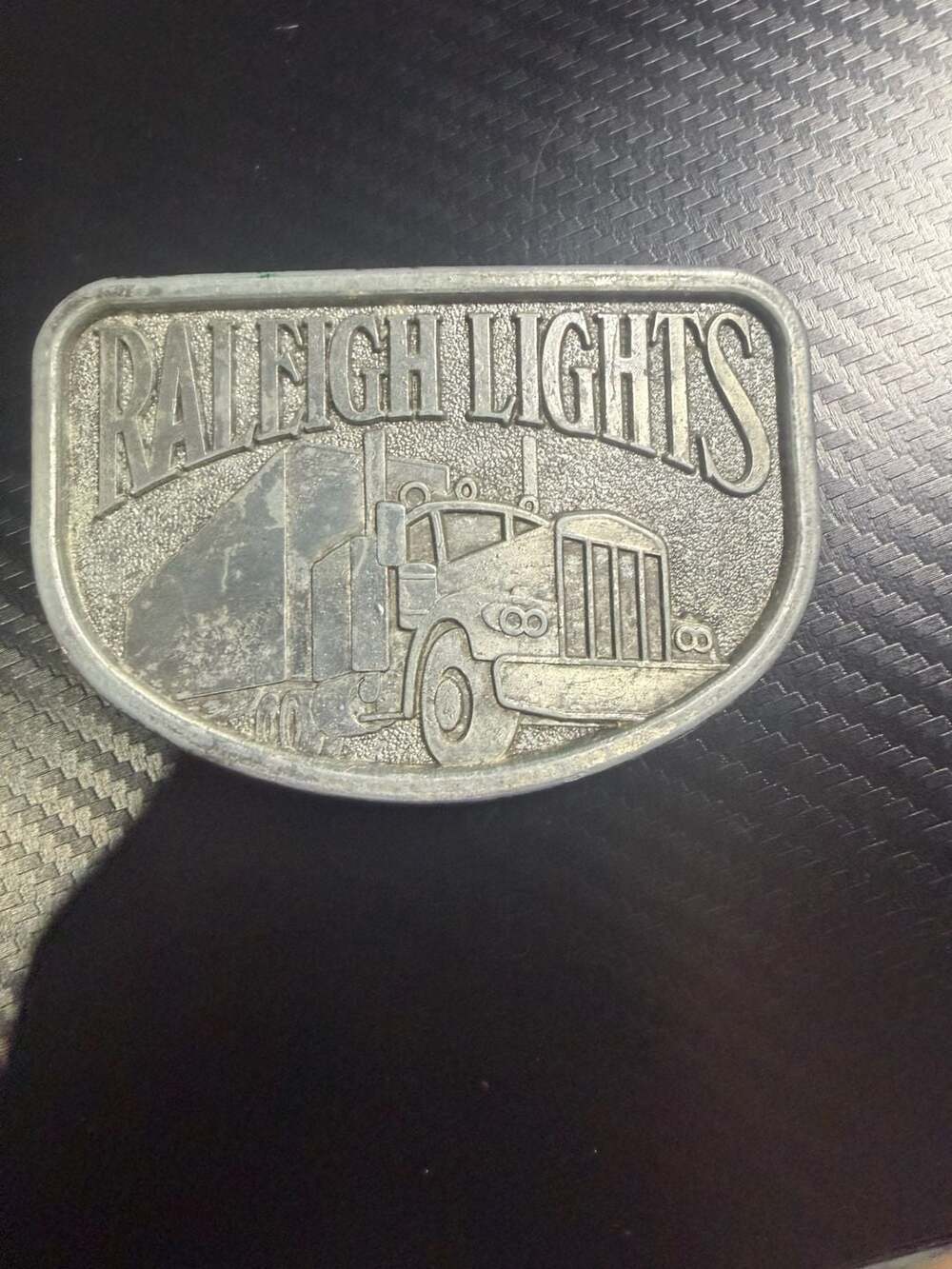 Vintage Raleigh Lights Trucker Belt Buckle